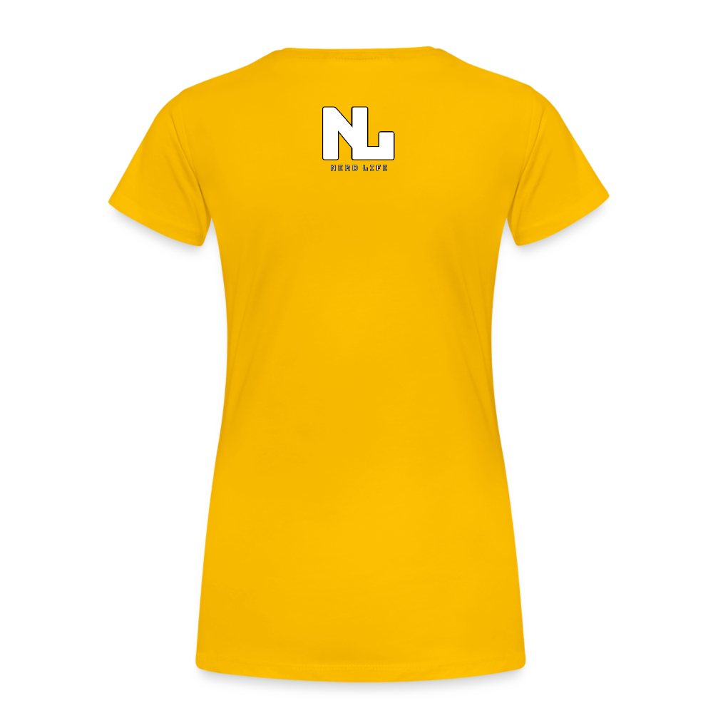 ATL Nerd Life CityScape Women’s Premium T-Shirt - sun yellow
