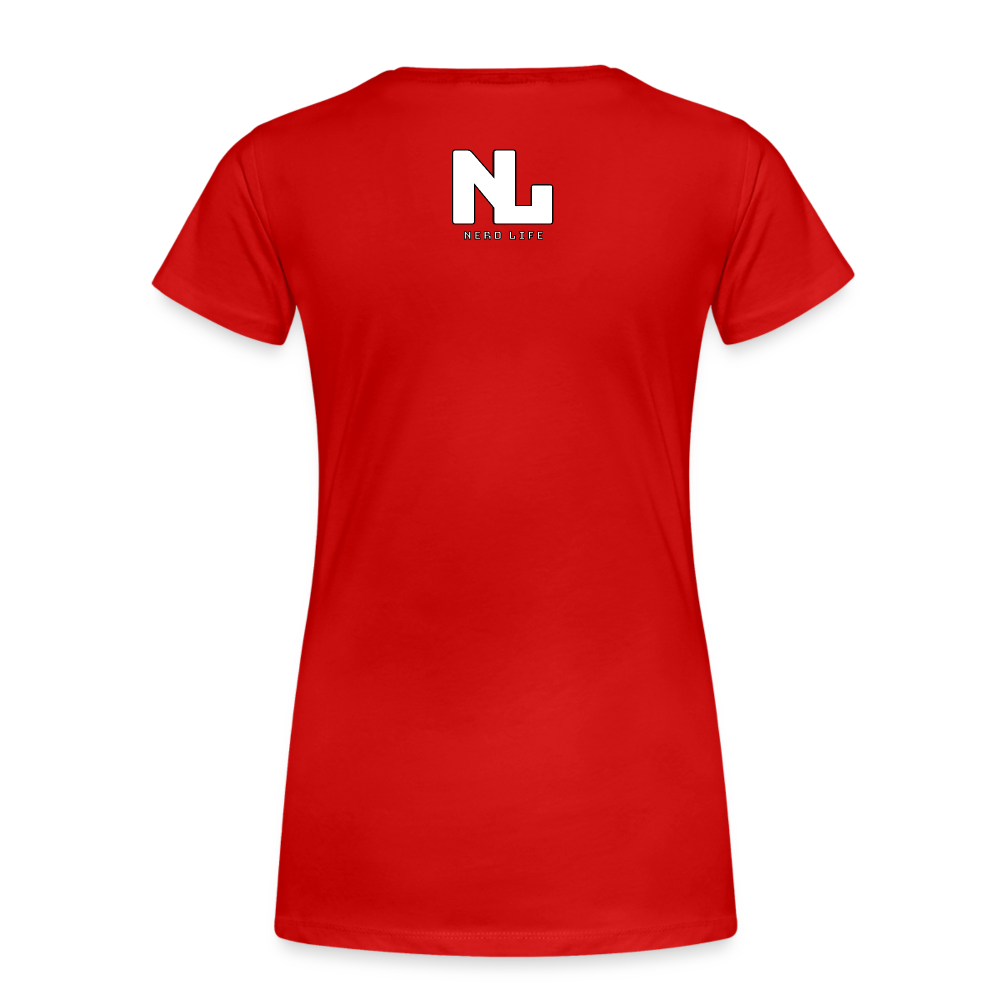 ATL Nerd Life CityScape Women’s Premium T-Shirt - red