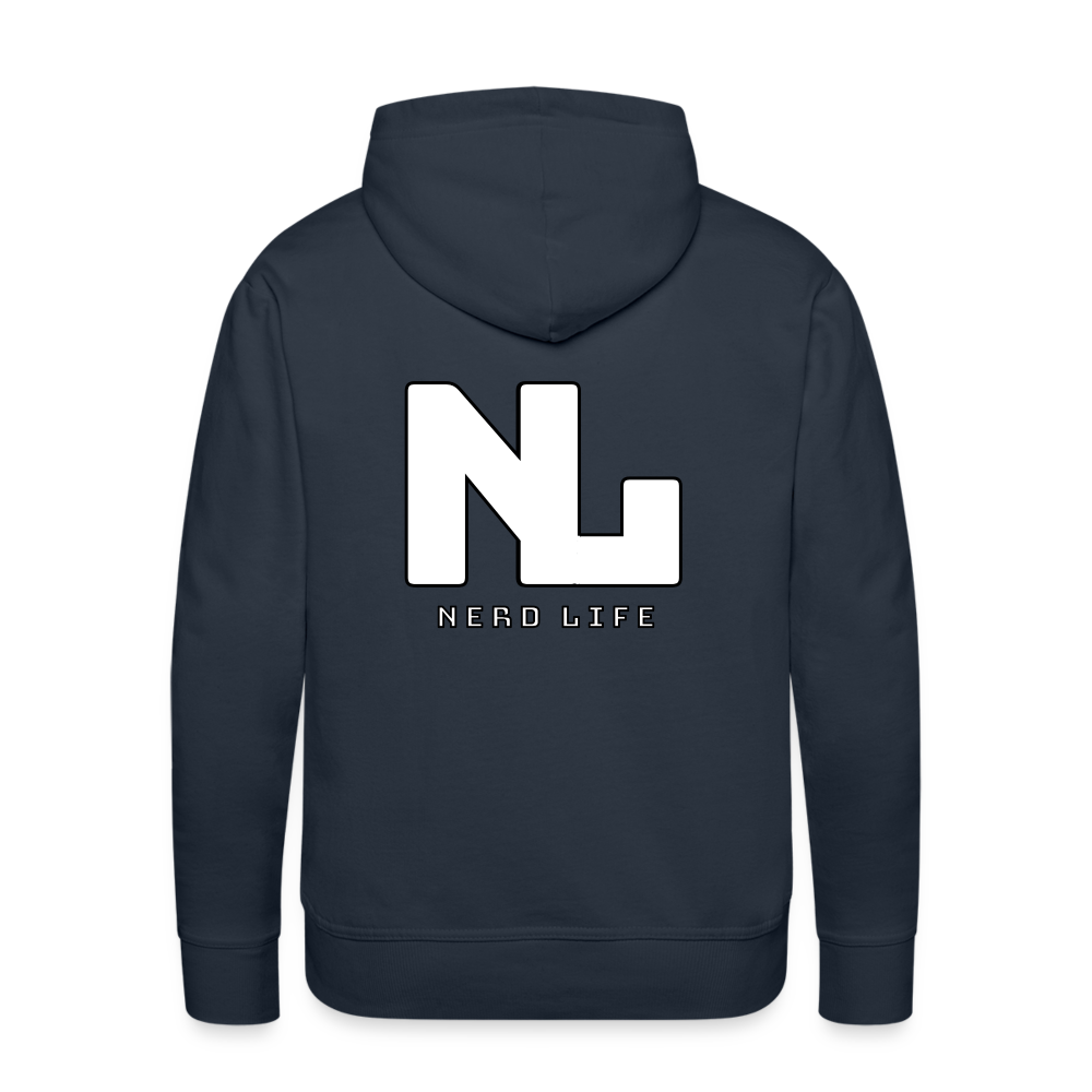 Most Likely To Rage Quit Graphic Men’s Premium Hoodie - navy