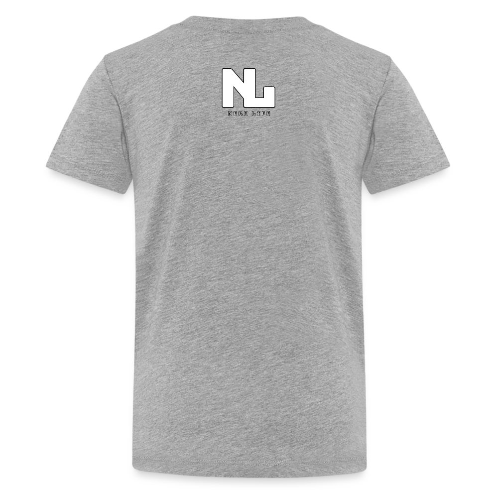 Fin-Tastic Football Player Kids' Premium T-Shirt - heather gray