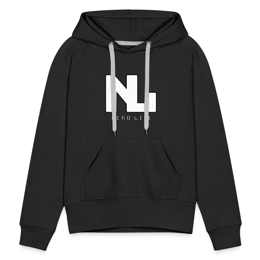 Nerd Life Graphic Women’s Premium Hoodie - black