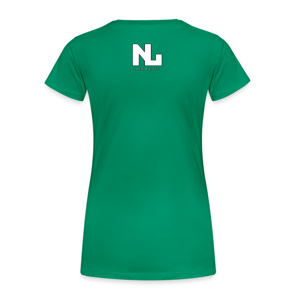 ATL Nerd Life CityScape Women’s Premium T-Shirt - kelly green