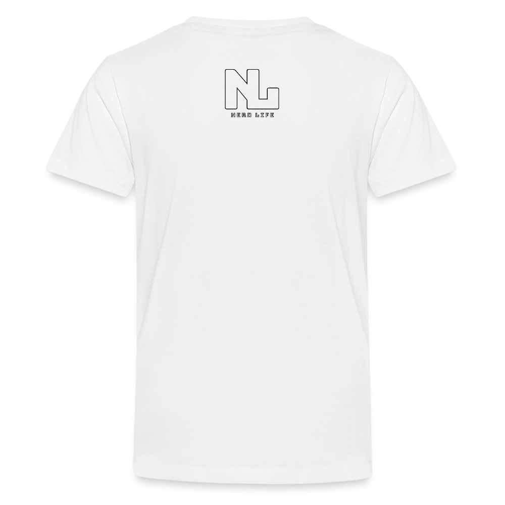 Fin-Tastic Football Player Kids' Premium T-Shirt - white