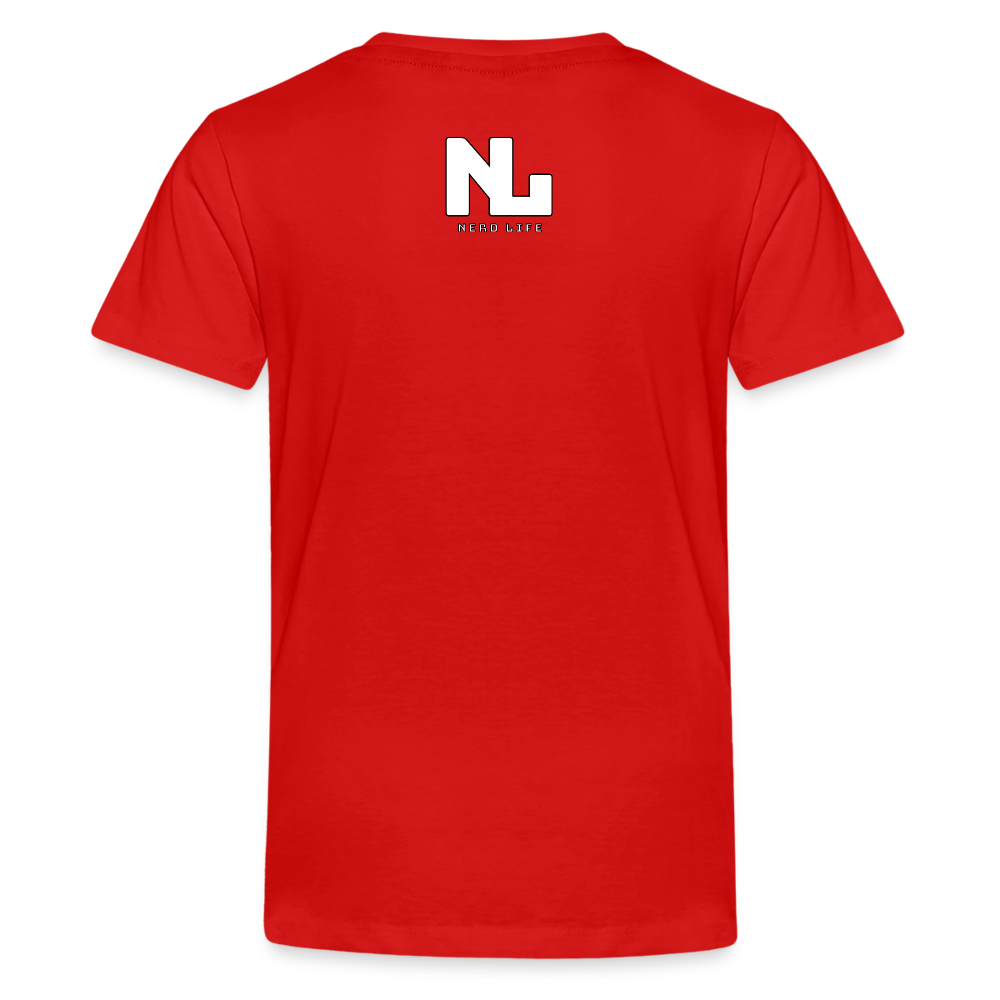 Fin-Tastic Football Player Kids' Premium T-Shirt - red