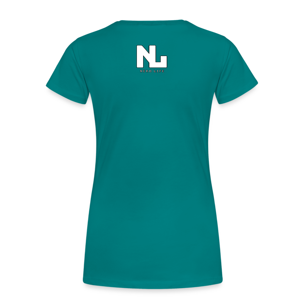 ATL Nerd Life CityScape Women’s Premium T-Shirt - teal