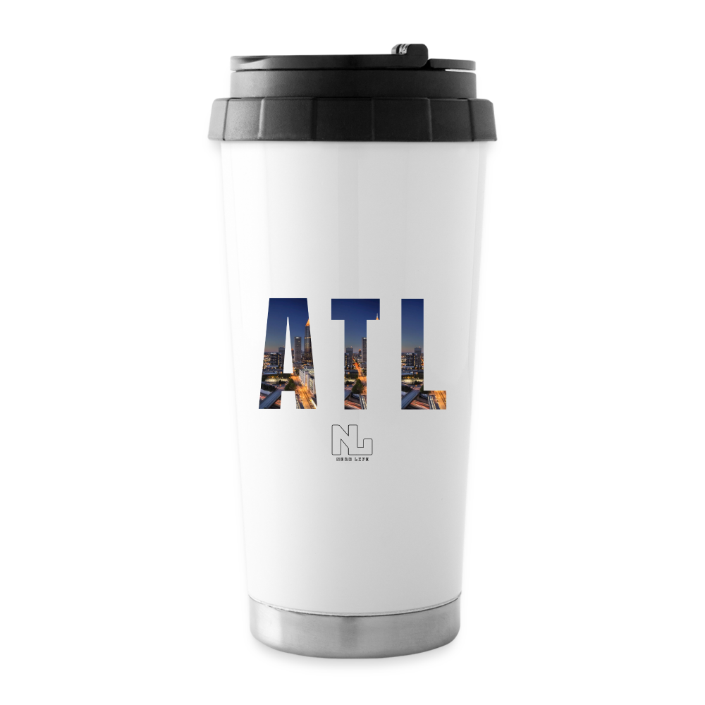ATL Nerd Life City Graphic 16 oz Travel Mug - white