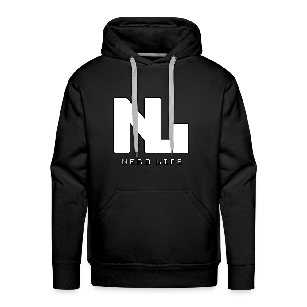 Nerd Life Graphic Men’s Premium Hoodie - black