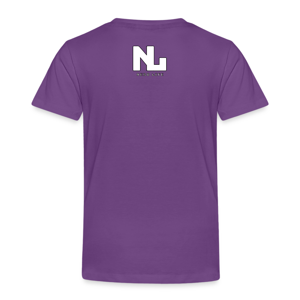 Fin-Tastic Football Player Toddler Premium T-Shirt - purple