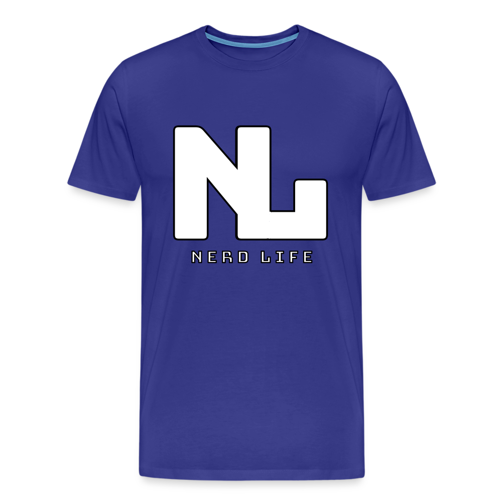 Nerd Life Graphic Men's Premium T-Shirt - royal blue