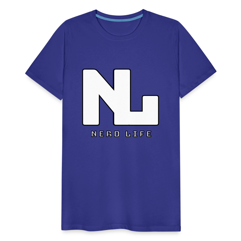 Nerd Life Graphic Men's Premium T-Shirt - royal blue