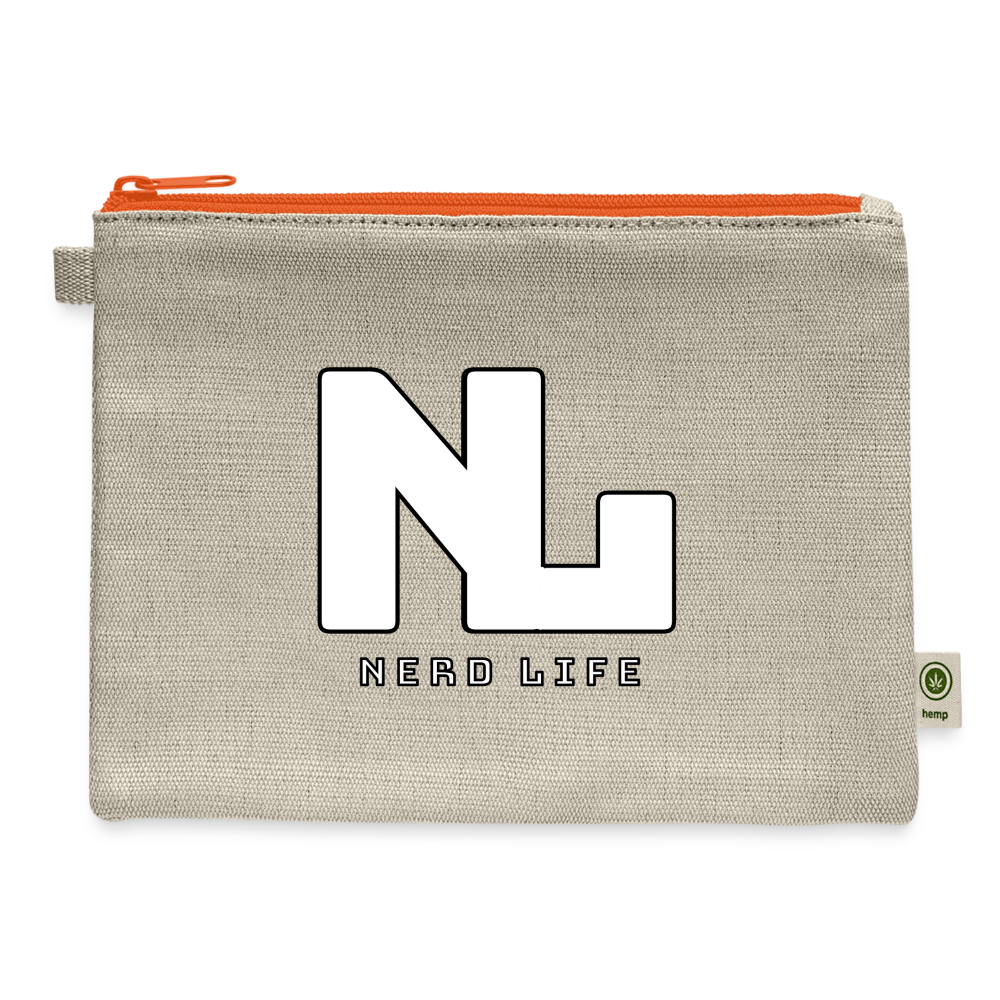 Nerd Life Graphic Carry All Pouch - natural/orange