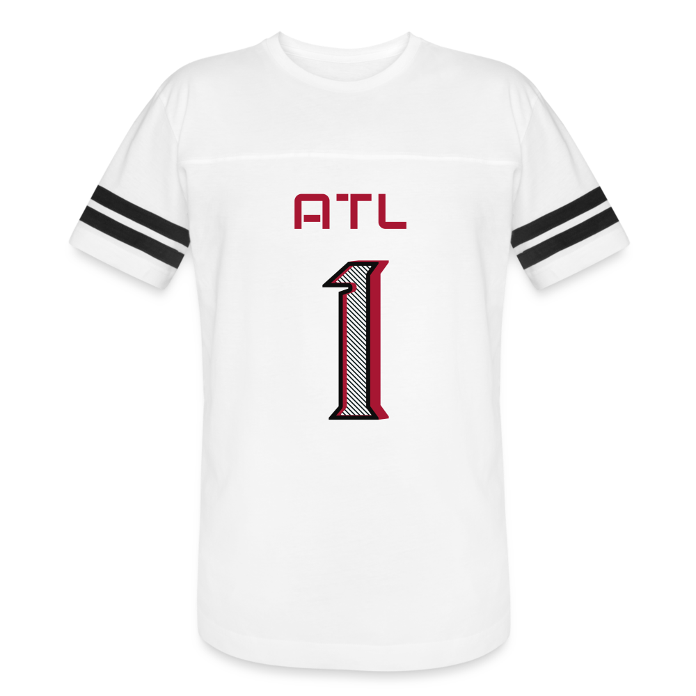 ATL Nerd Life Vintage Sport T-Shirt - white/black