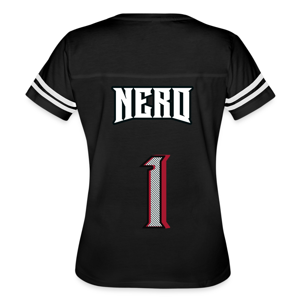 ATL Nerd Life Women’s Vintage Sport T-Shirt - black/white