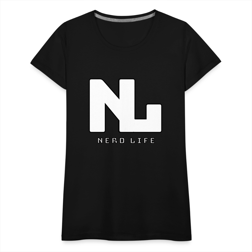 Nerd Life Graphic Women’s Premium T-Shirt - black