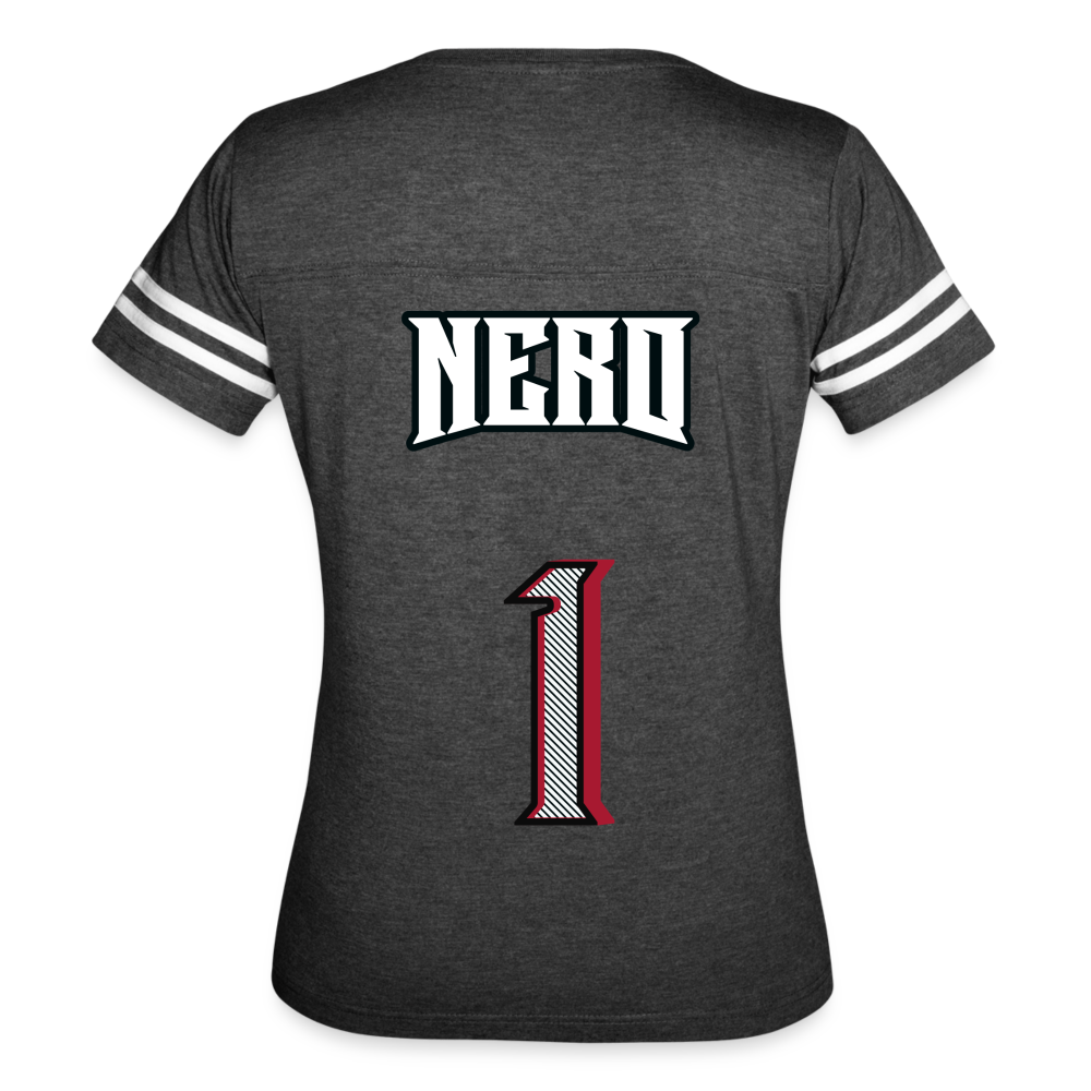 ATL Nerd Life Women’s Vintage Sport T-Shirt - vintage smoke/white