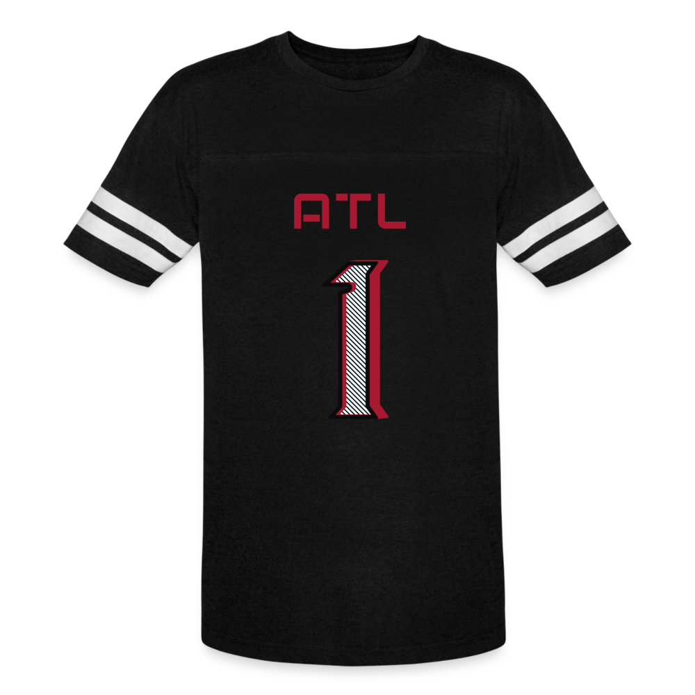 ATL Nerd Life Vintage Sport T-Shirt - black/white