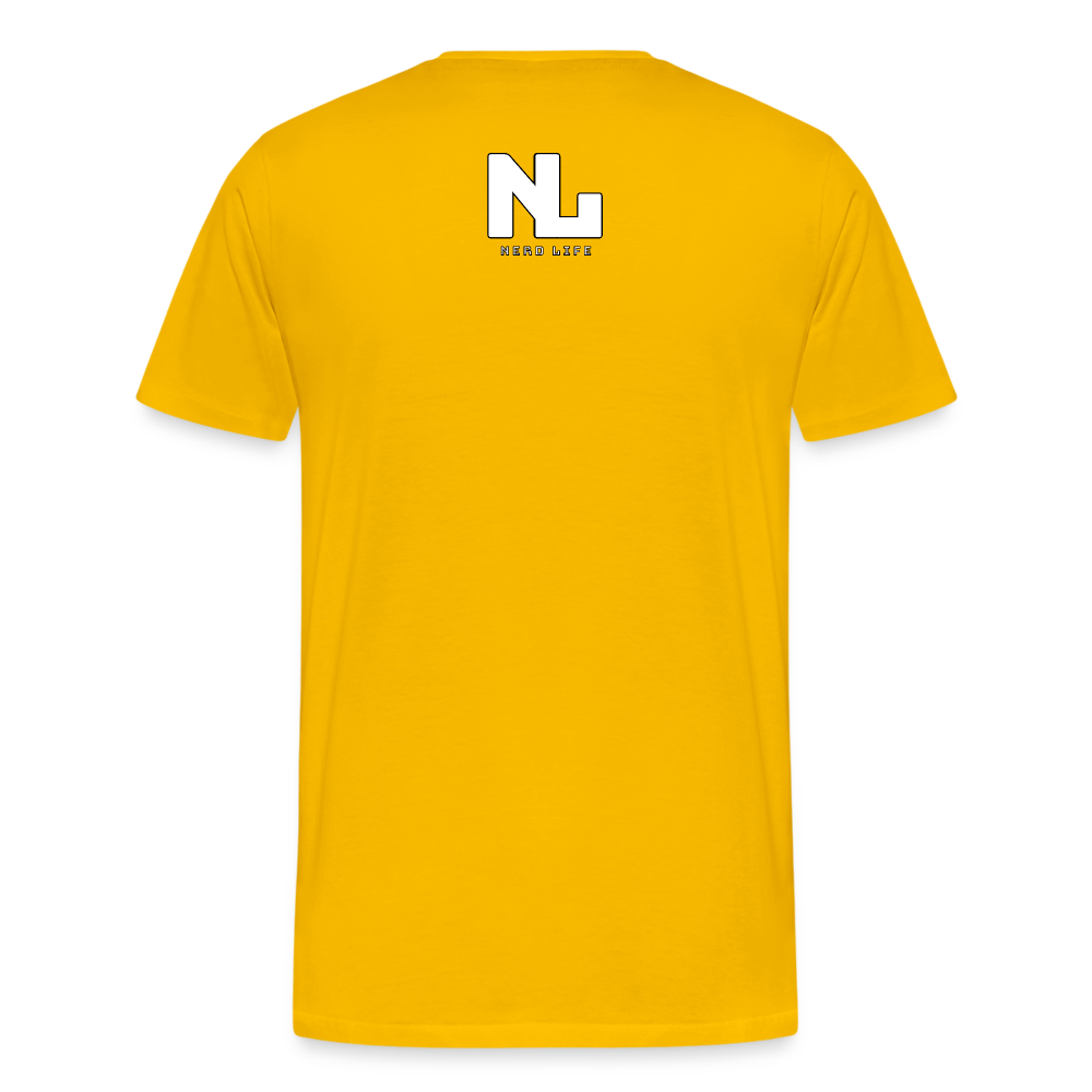 Miami Nerd Life Game Men's Premium T-Shirt - sun yellow