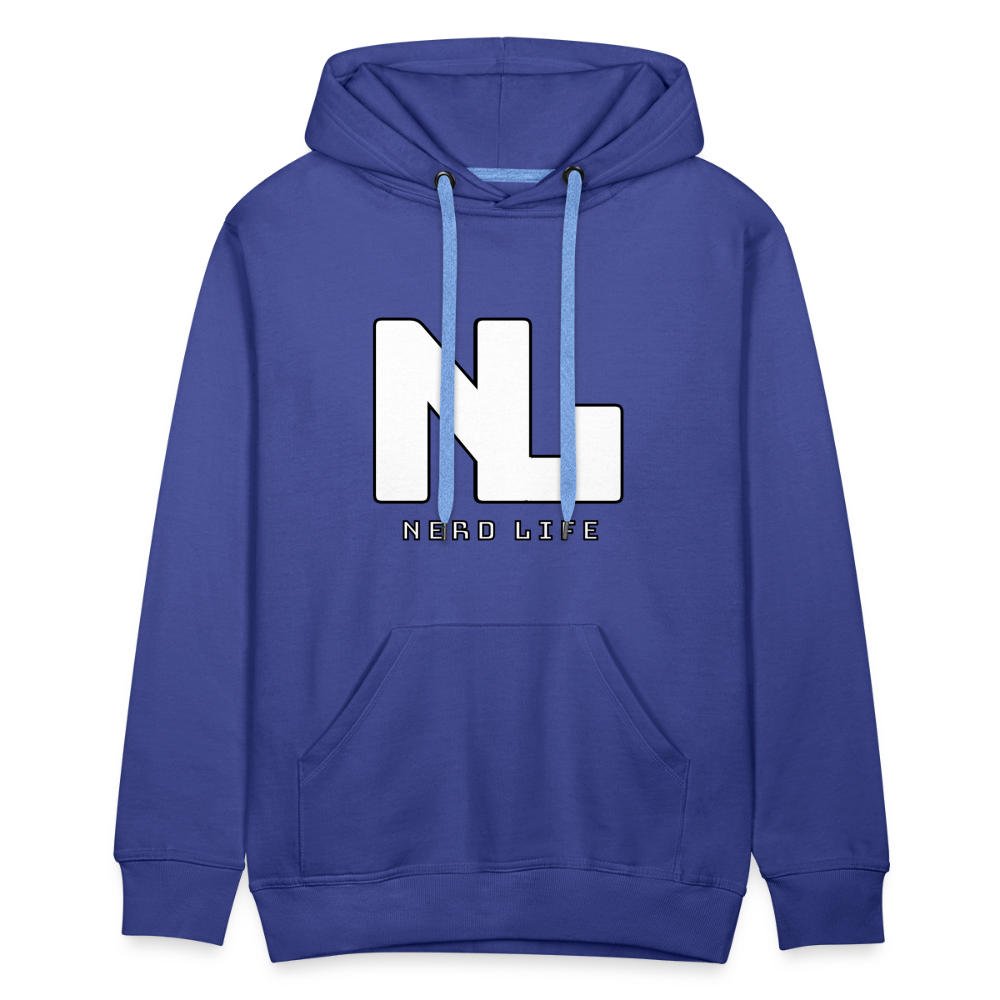 Nerd Life Graphic Men’s Premium Hoodie - royal blue