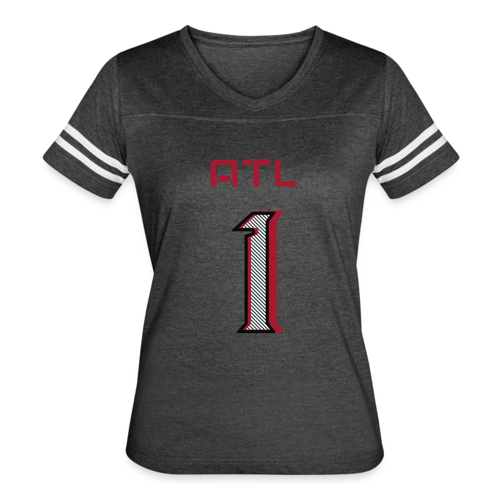 ATL Nerd Life Women’s Vintage Sport T-Shirt - vintage smoke/white
