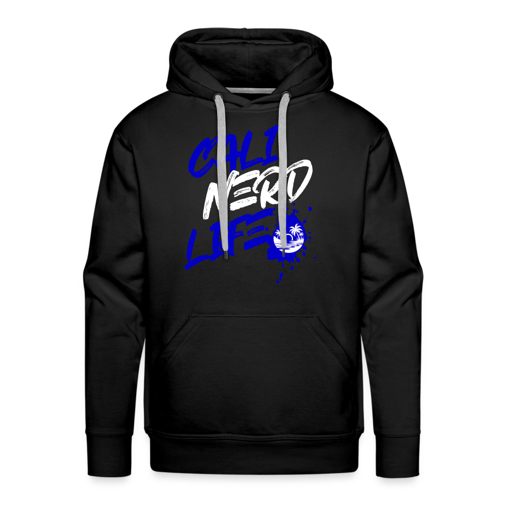 Cali Nerd Life Graphic Men’s Premium Hoodie - black