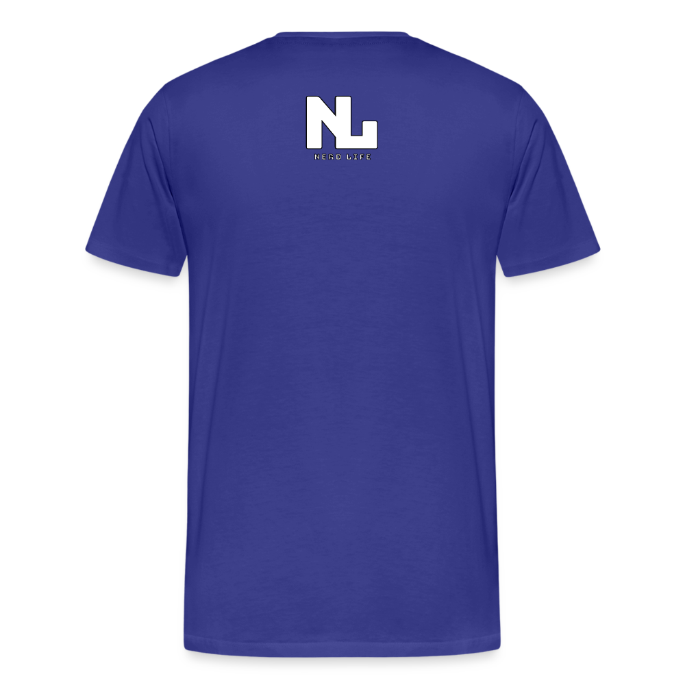 Anime Nerd Graphic Men's Premium T-Shirt - royal blue