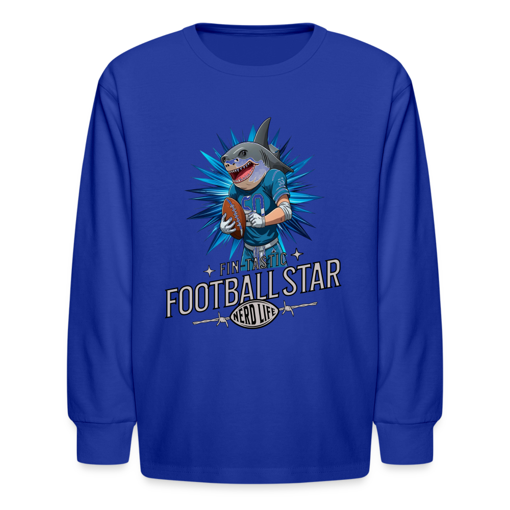 Kids' Long Sleeve T-Shirt - royal blue