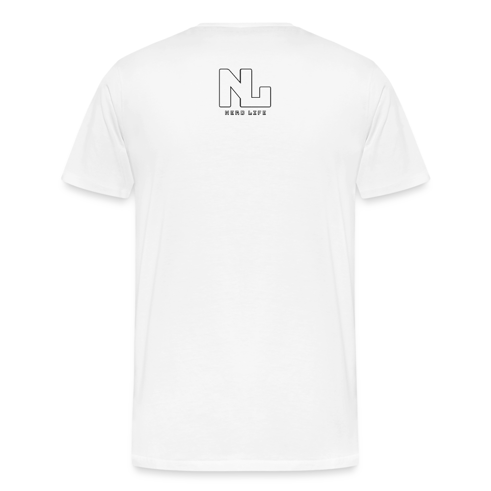 Miami Nerd Life Game Men's Premium T-Shirt - white