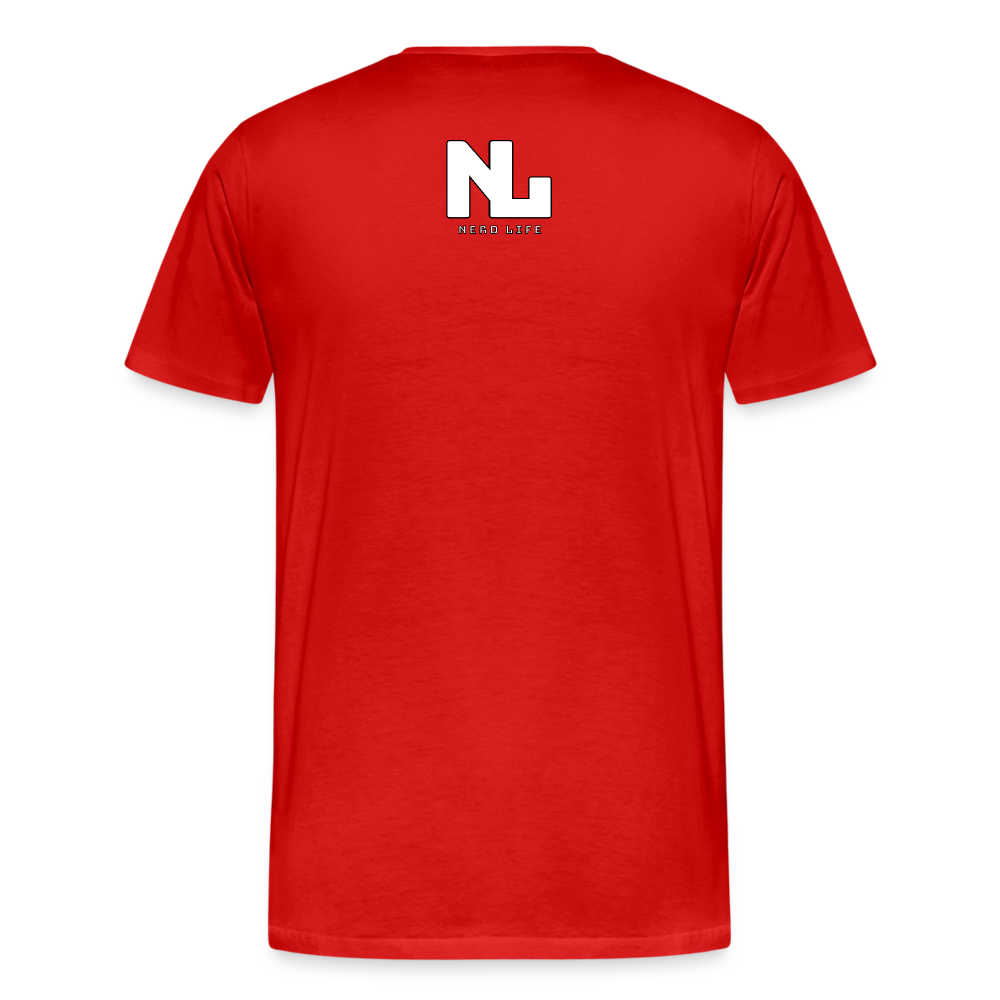 Miami Nerd Life Game Men's Premium T-Shirt - red