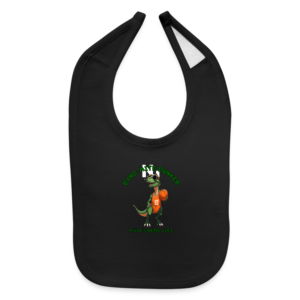 Dyno-Mite Dunker Baby Bib - black