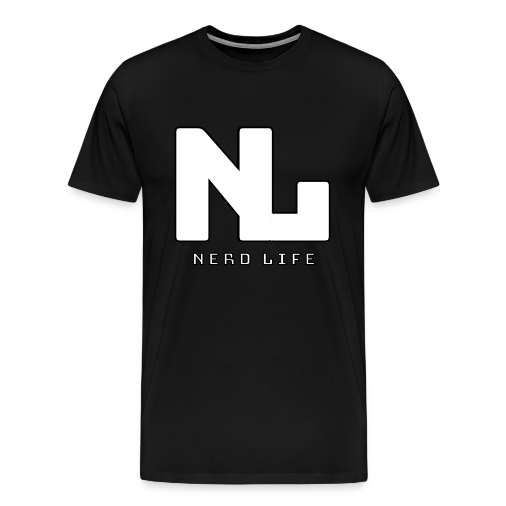 Nerd Life Graphic Men's Premium T-Shirt - black