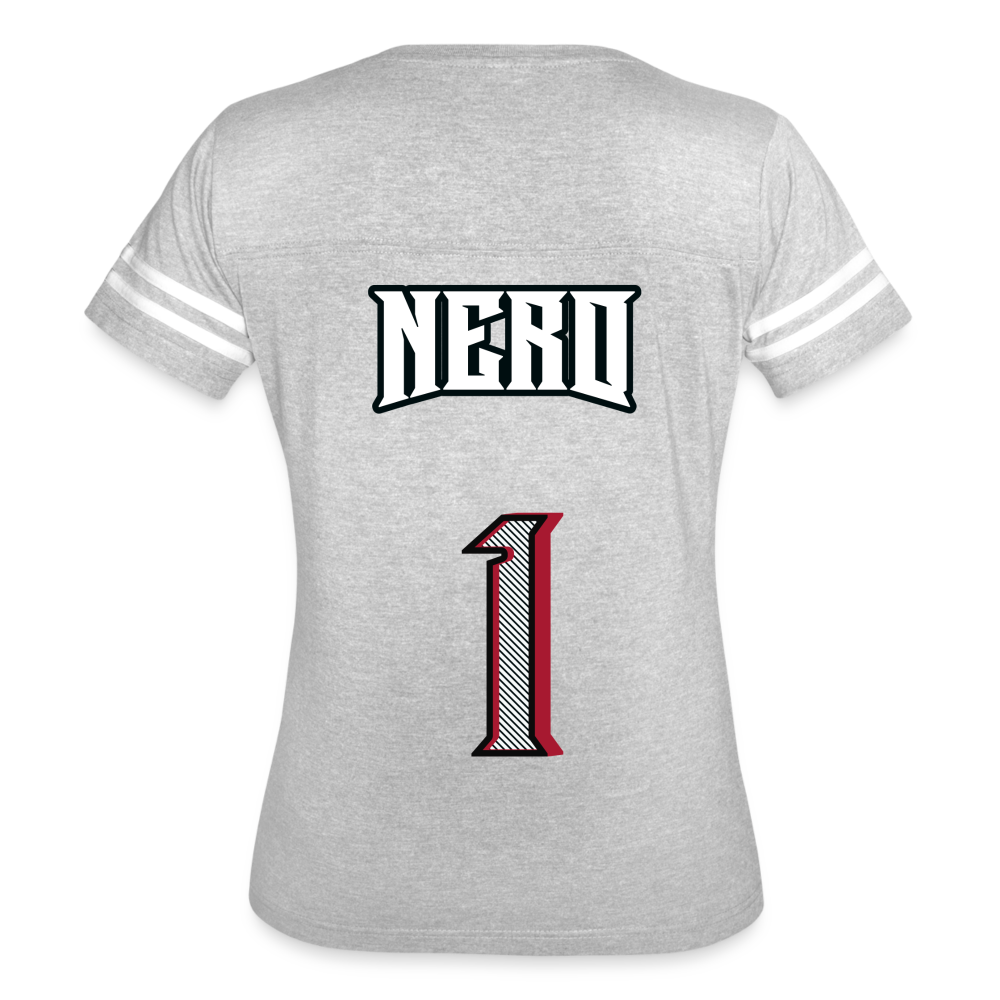 ATL Nerd Life Women’s Vintage Sport T-Shirt - heather gray/white