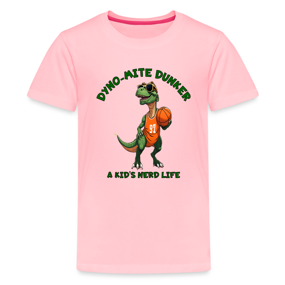 Dyno-Mite Dunker Kids' Premium T-Shirt - pink