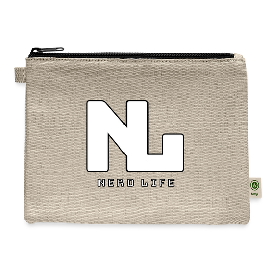 Nerd Life Graphic Carry All Pouch - natural